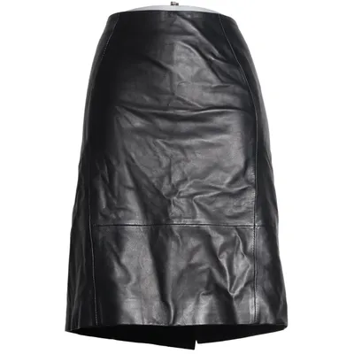 Läderkjol (Svart) från Depeche Skinn, Polyester