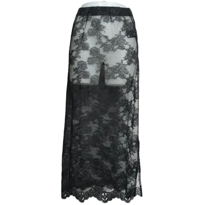 Maxi skirt (Black) from Malina Polyester, Viscose