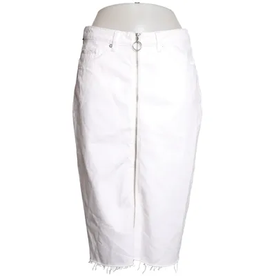 Denim skirt (White) from &Denim by H&M Cotton