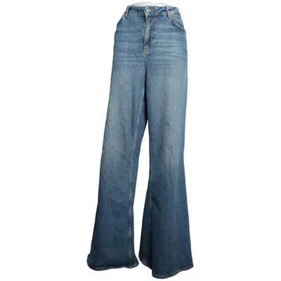 Jeans (Blå) från Nümph Elastan, Återvunnen bomull