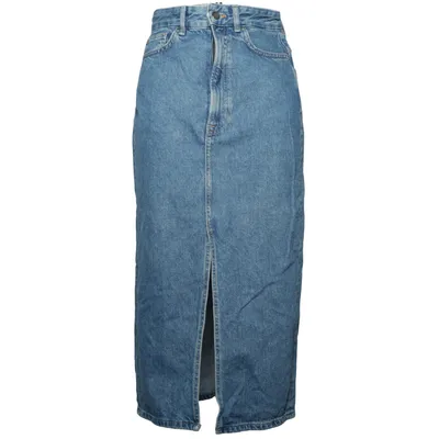 Jeanskjol (Blå) från H&M Bomull, Polyester