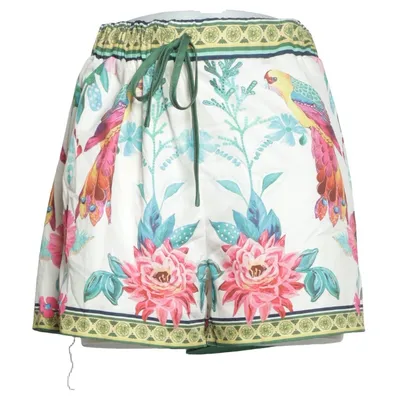 Shorts (White, Multicolored)