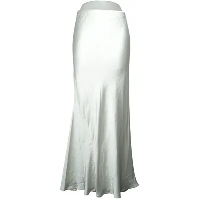 Långkjol (Vit) från Gina Tricot Återvunnen polyester