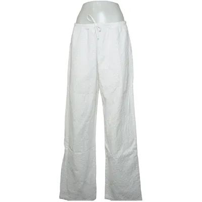 Pyjamasbyxor (Vit) från Djerf Avenue Ekologisk bomull