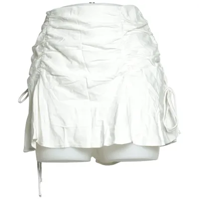 Rok (Wit) van Weekday Polyamide, Viscose