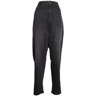 Jeans (Grå) från Lindex Bomull, Elastan
