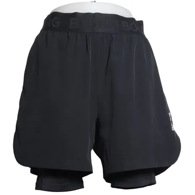 Träningsshorts (Svart) från Björn Borg Elastan, Återvunnen polyester