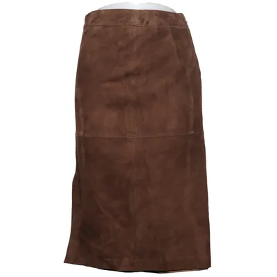 Läderkjol (Brun) från Gerard Darel Skinn, Polyester