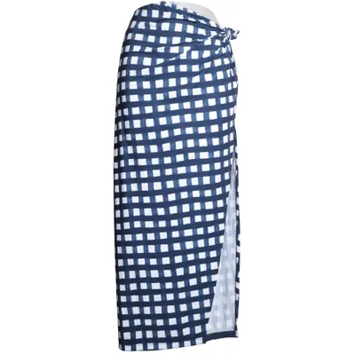 Långkjol (Blå, Vit) från Jacquemus Elastan, Återvunnen polyester