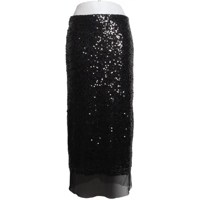 Jupe longue (Mesh Sequin Skirt) de NA-KD Élasthane, Polyester