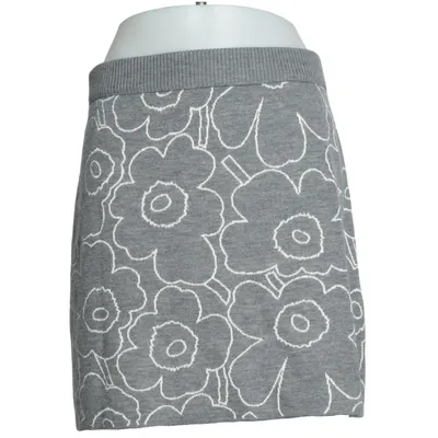 Skirt (Gray, White) from Marimekko Cotton, Polyamide, Wool
