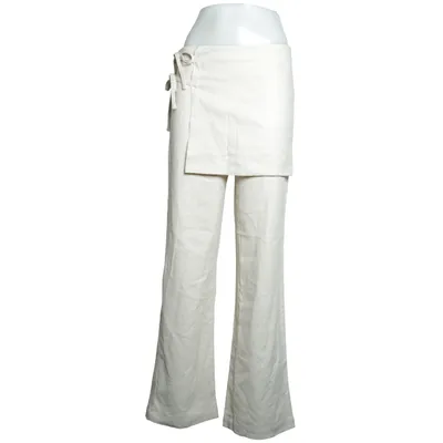 Slå-om bukser (Beige) fra Frakment Bomuld, Linned, Polyester, Viscose