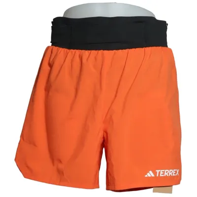 Träningsshorts (Orange, Svart) från Adidas Elastan, Återvunnen polyester