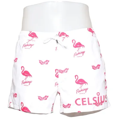 Badshorts (Vit, Röd) från Ball Bralla Polyester