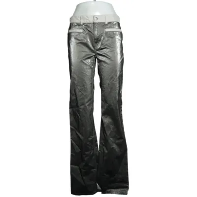 Bukser (Straight Metallic Trousers) fra Filippa K Linned, Polyurethan