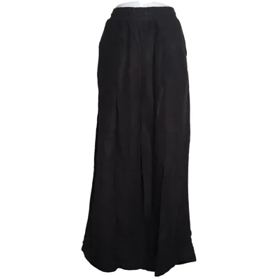 Palazzo pants (Black) from Lindex Linen, Viscose