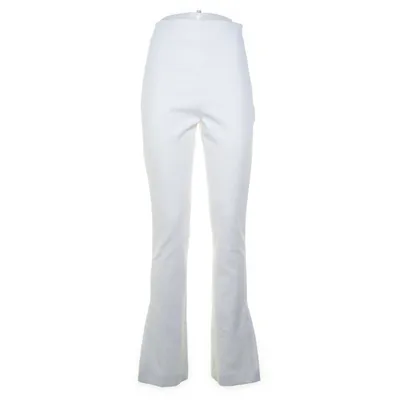 Pants (White) from Zara Elastane, Polyester, Viscose