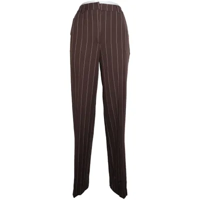 Kostymbyxor (Brun) från Bik Bok Elastan, Återvunnen polyester, Viskos
