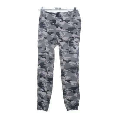 Cargo broek (Grijs, Meerkleurig) van D.M.D by Denim Day Katoen, Elastaan