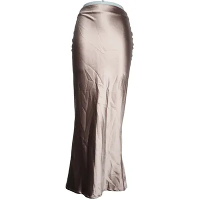 Jupe longue (Beige) de Berskly Élasthane, Polyester