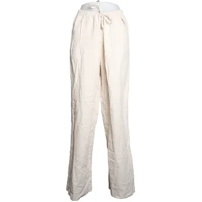 Pantalon patte d'éléphant (Beige) de Stories Coton, Lin