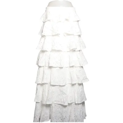 Rok (Wit) van Love Lolita Katoen, Viscose