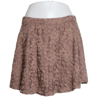 Nederdel (Brun) fra Boohoo Elastan, Polyester