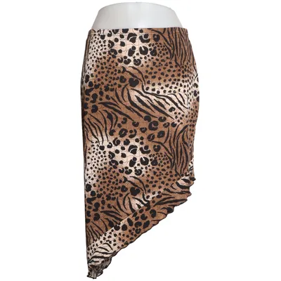 Skirt (Brown, Black, Multicolored)