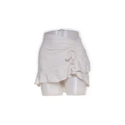 Skort (Beige) from Stradivarius Linen, Viscose