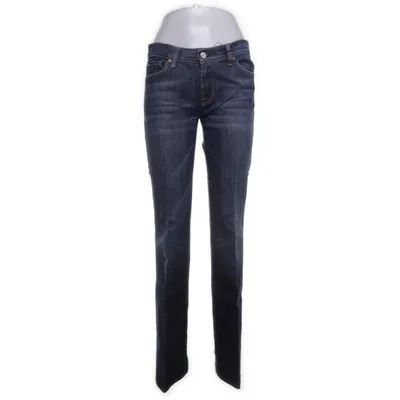Spijkerbroek (Blauw) van 7 for All Mankind Katoen, Elastaan