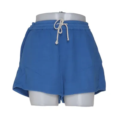 Short de jogging (Bleu) de American Vintage Coton, Lin, Viscose