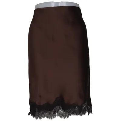 Rok (Bruin, Zwart) van Mango Elastaan, Polyamide, Polyester