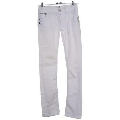Jeans (Vit) från Zuiki Bomull, Elastan