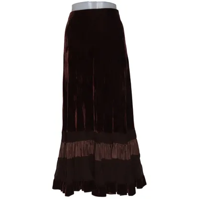 Maxi rok (Bruin, Beige) van Nude Polyester, Viscose