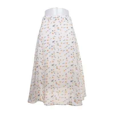 Maxi rok (Wit, Meerkleurig) van Dazy Polyester