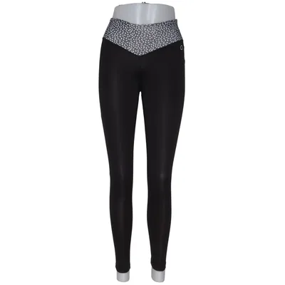 Sportleggings (Schwarz, Weiß) von Drop of Mindfulness Elasthan, Polyester