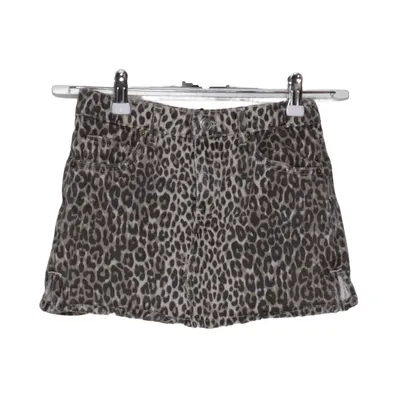 Jupe-short (Gris, Beige) de Zara Coton