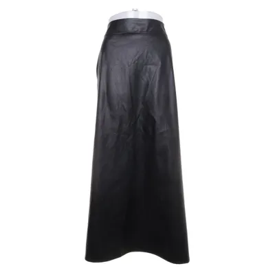 Leren rok (Zwart) van New Collection Elastaan