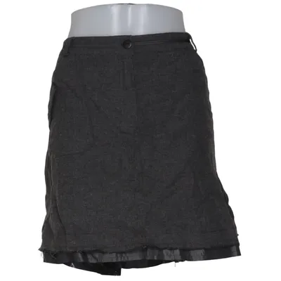 Skirt (Gray) from Caroline Biss Viscose, Wool