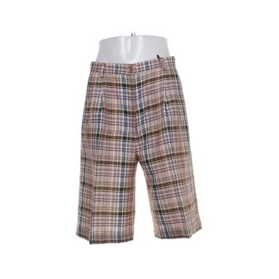 Shorts (Brown, Multicolored) from Yessica Cotton, Polyester