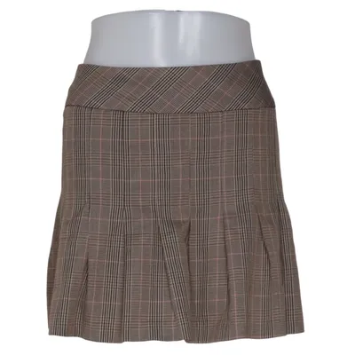 Skirt (Brown) from Flashlights Polyester, Viscose