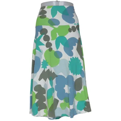 Skirt (White, Multicolored) from Mansted Cotton, Elastane, Modal