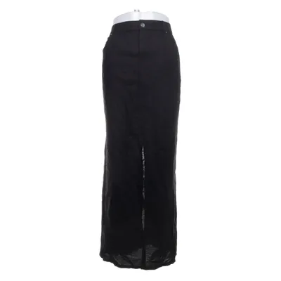 Maxi rok (Zwart) van H&M Premium Quality Viscose, Linnen, Polyester