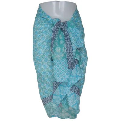 Sarong (Bleu, Vert) de Mobaco Coton