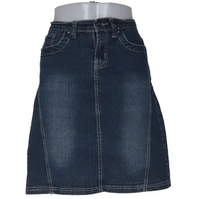 Jupe en jean (Bleu) de Ofelia Coton, Élasthane, Polyester