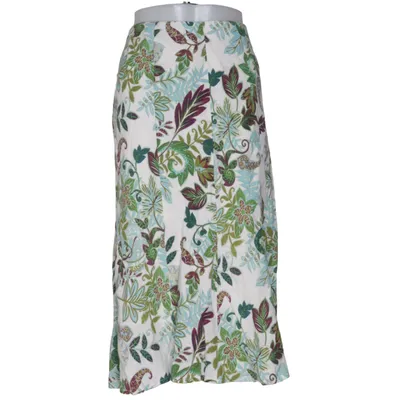 Skirt (White, Green, Multicolored) from Almia Linen