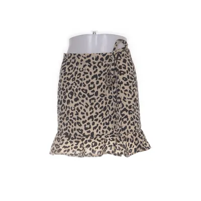 Wikkelrok (Beige, Zwart) van Shein Katoen, Polyester