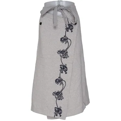Wrap skirt (Lin Embroidery) from Rodebjer Cotton