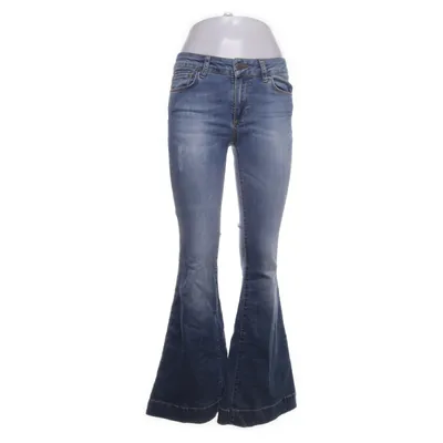Jeans (Blå) fra Anine Bing Bomuld, Elastan
