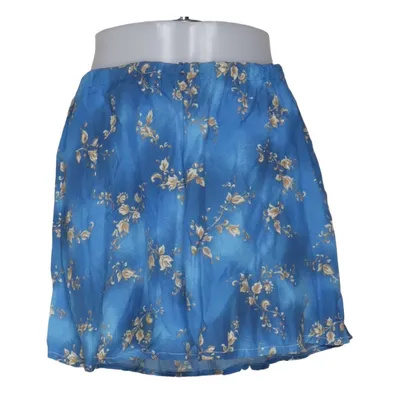 Skirt (Blue, Beige) from Wästgöta Viscose